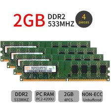 8GB Kit (4x 2GB) DDR2 DIMM Speicher 533MHz PC2-4200 Für Apple PowerMac G5 DE