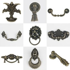 Möbelgriff Möbelknopf Metall Retro Antik Stil Schubladen Schrank Messing Farbe