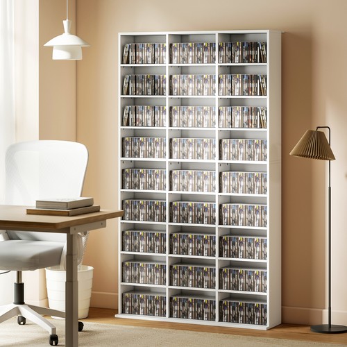 Homcom dvd regal für - homcom, cd/dvd-regal