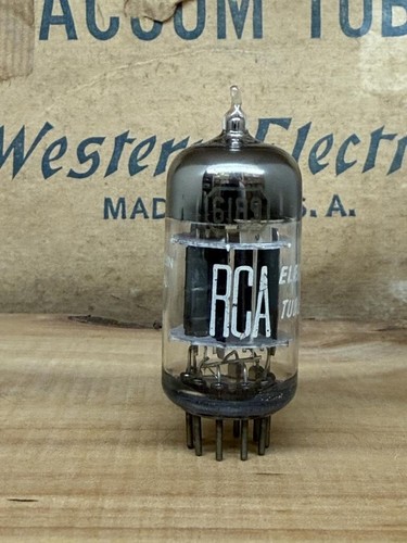12au7wa 6189 ecc82 rca black - 12au7wa,