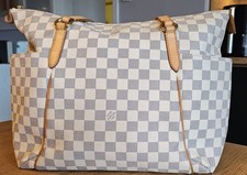 Louis Vuitton Totally MM Schultertasche Damier Azur