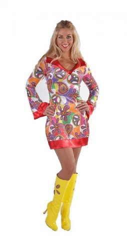 70er 80er jahre kleid - 80er,