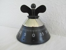 Alessi Küchentimer kitchen timer Kurzzeitmesser Michael Graves schwarz Eieruhr