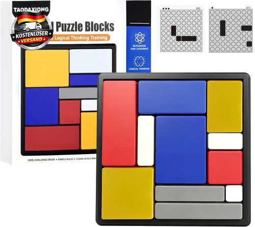 Logik huarongdao puzzle - logik-huarongdao,