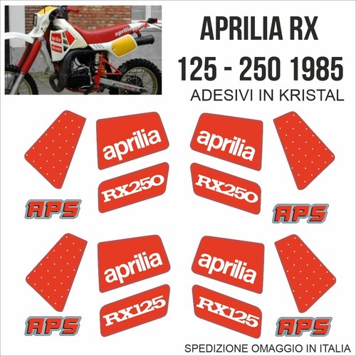 Aufkleber aprilia und - aprilia, mx