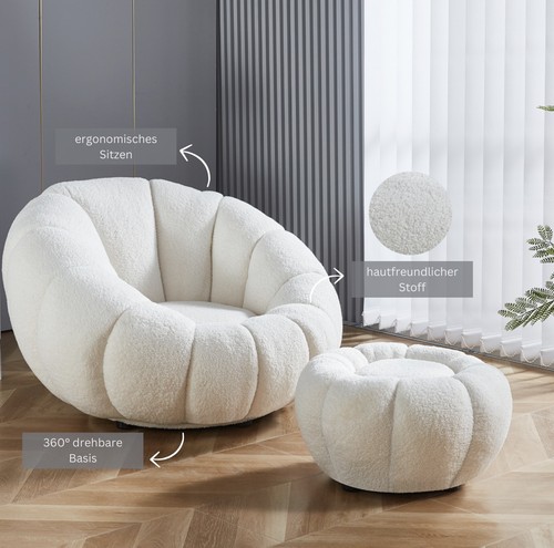 Cosyou sessel mit hocker - cosyou,