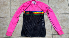 Radtrikot Trikot Langarm Damen M schwarz pink - ungetragen, neuwertig