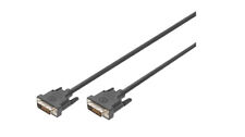 DVI Anschlusskabel DVI-D 24+1pol. Stecker, DVI-D 24+1pol. Stecker 0.50 m Schwarz