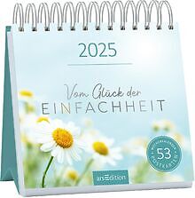 Postkartenkalender Vom Glück der Einfachheit 2025: ... | Buch | Zustand sehr gut