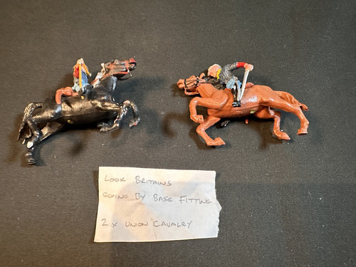Britains union cavalry plastik - britains,