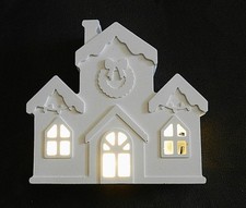 Deko beleuchtetes Haus