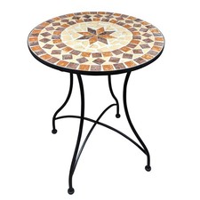 Mosaik Gartentisch Rund 60cm