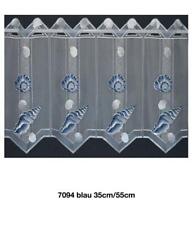 Scheibengardine »Muscheln«, Plauener Spitze®