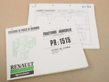 Ersatzteilliste Renault Traktor Kabine Verglasung Ersatzteilkatalog 1982