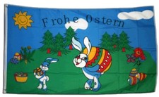Frohe Ostern Hissflagge Oster
