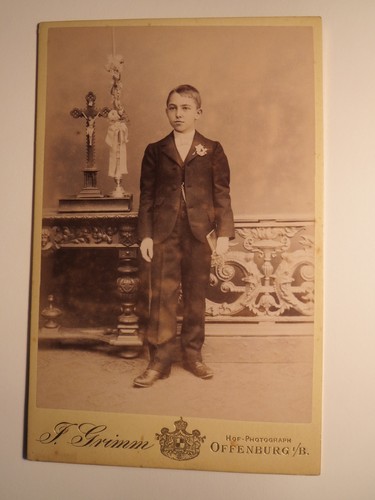 Offenburg 1901 junge im - -,