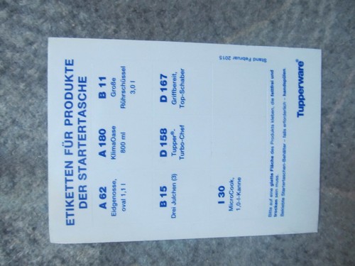 Tupperware 1 bogen - tupperware+++1,