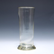 Potsdamer Stange Bierstange Bierglas mit Abriss 0,7 L. - Ende 19. Jh.