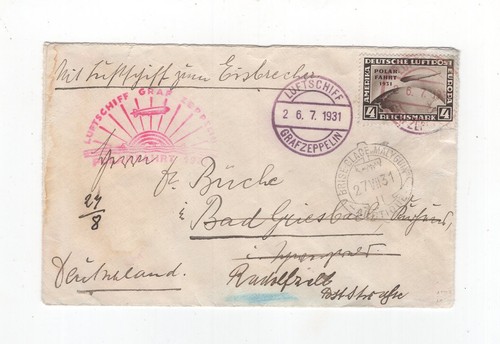 1931 reich zeppelin brief - 1931,