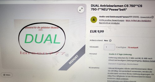 Dual antriebsriemen cs - dual,