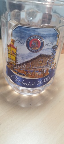 Glaskrug liter paulaner - 0,5,