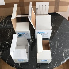 4 Replika-Kartons f. Titan Trafo 997 u. Gleichrichter 311, Spur 0.