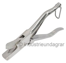 Kerbzange mit dachförmigem