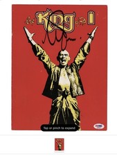 Yul Brynner Signiertes