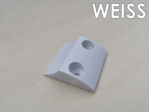 Schließkeil raste weiss - 1,