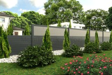 Sichtschutzzaun Aluminiumzaun Aluminium Zaun Alu Zaunelement 1 lfm Hersteller