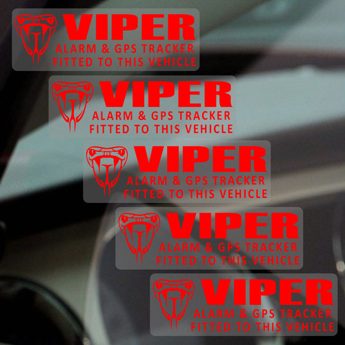 Aufkleber viper gps alarm - aufkleber,