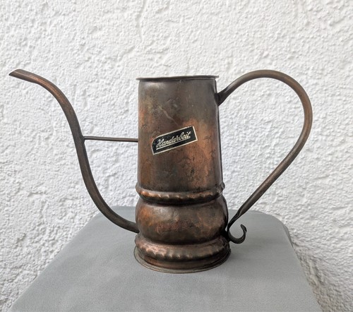 Vintage kupfer gießkanne - vintage,