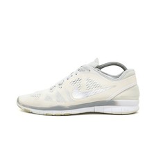 Nike Damen Free 5.0 Sneaker Weiß Mesh Low-Top Atmungsaktiv Laufschuh EU 39