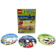 Lego Creator Legoland Loco 3 Games PC gereinigte Hülle ohne Handbuch
