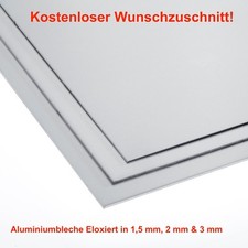 Aluminiumblech, Eloxiert