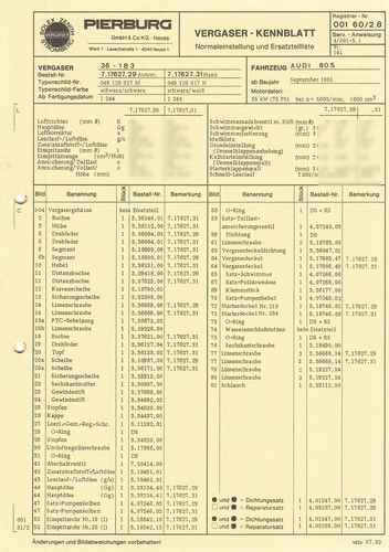 Audi pierburg 1b3 - ,