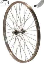 REDONDO 24 Zoll Vorderrad Laufrad Fahrrad 24" Kasten Felge Aluminium Silber