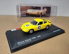 Simca Abarth 1300 1962 Le Mans 1/43 Vitrinenbox