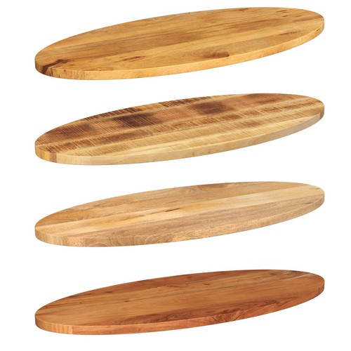 Tischplatte oval holzplatte - tischplatte,
