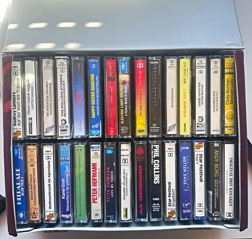 Musikkassetten koffer - musikkassetten,