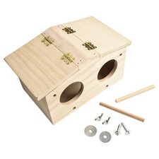 Holzkiste Vogelzuchtkäfig