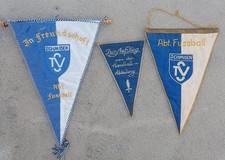 Fussball  3 gestickte Wimpel:   TSV Schmiden