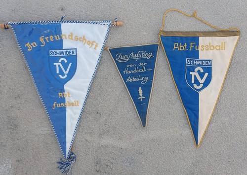 Fussball gestickte wimpel - ,