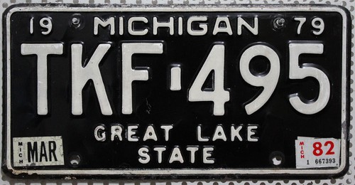 Michigan nummernschild usa - nummernschild,