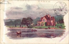 Old postcard postcard Essen