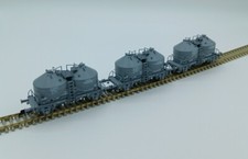 TILLIG Güterwagenset DR,mit drei Staubsilowagen Ucs-v 9122 (01058) Ep.IV Spur TT