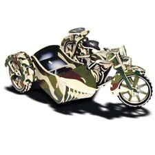 Motorrad mit Beiwagen - farbig