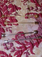 4 Kragennadeln für Tab-Kragen gold + silber