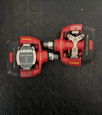 Fahrrad Pedale MTB Look S2R Moab World Champion Rot Vintage