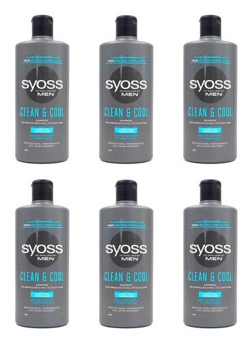 Syoss men clean cool shampoo - syoss,